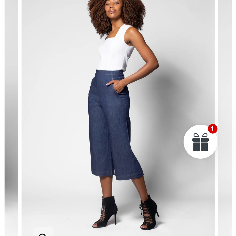 Maria Pinto Denim Style Culottes